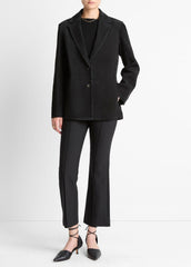 VINCE | Suede Blazer in Blazers - BLACK