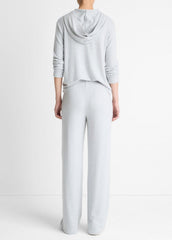 VINCE | Cozy Wide-Leg Pant in Wide Leg - HEATHER PALE GREY