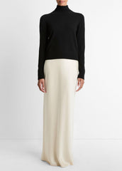 VINCE | Cashmere Turtleneck Sweater in Turtleneck - BLACK