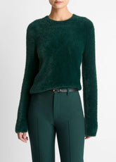VINCE | Eyelash Crew Neck Sweater in Crew Neck - JUNIPER