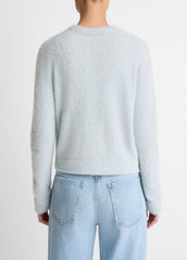 VINCE | Metallic Eyelash Cardigan in Cardigans - GLACIER