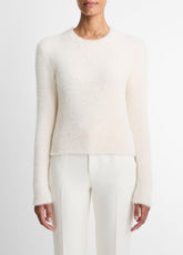 VINCE | Eyelash Crew Neck Sweater in Crew Neck - CHIFFON