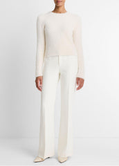 VINCE | Eyelash Crew Neck Sweater in Crew Neck - CHIFFON