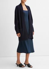 VINCE | Cashmere Open-Front Cardigan in Cardigans - COASTAL BLUE