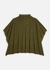 VINCE | Merino Wool-Cashmere Funnel-Neck Poncho in Accessories - HERBA