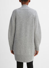 VINCE | Cashmere Open-Front Cardigan in Cardigans - MEDIUM HEATHER GREY