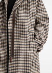 VINCE | Plaid Car Coat in Coats - MULTI CHECK