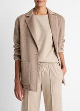 VINCE | Double-Face Wool & Cashmere-Blend Blazer in Blazers - HEATHER DOE