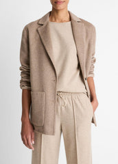 VINCE | Double-Face Wool & Cashmere-Blend Blazer in Blazers - HEATHER DOE