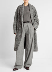VINCE | Italian Wool-Blend Overcoat in Coats - GREYSTONE