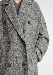 VINCE | Italian Wool-Blend Overcoat in Coats - GREYSTONE