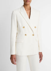 VINCE | Sculptural Tailored Blazer in Blazers - OFF WHITE