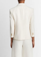 VINCE | Shrunken Blazer in Blazers - OFF WHITE
