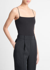 VINCE | Pima Cotton Camisole in Tank Tops - BLACK