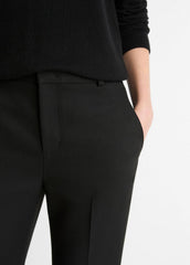 VINCE | Sculptural Flare Trouser in Trousers - BLACK