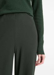 VINCE | Colette High-Rise Crepe Bias Pant in Trousers - VERDE