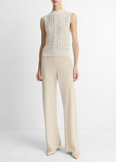 VINCE | Colette High-Rise Crepe Bias Pant in Trousers - SHELL