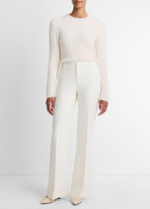 VINCE | Sculptural Flare Trouser in Trousers - OFF WHITE