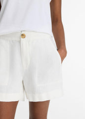 VINCE | Hemp Short in Shorts - OFF WHITE