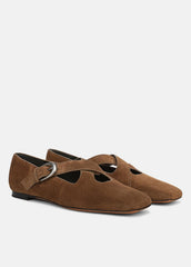 VINCE | Cici Suede Flat in Loafers & Flats - ELMWOOD
