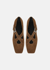 VINCE | Cici Suede Flat in Loafers & Flats - ELMWOOD