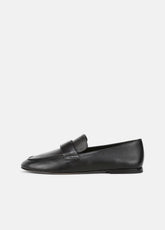 VINCE | Tommi Leather Loafer in Loafers & Flats - BLACK