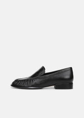 VINCE | Nora Leather Loafer in Loafers & Flats - BLACK