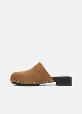 VINCE | Margarita Suede Clog in Loafers & Flats - ELMWOOD
