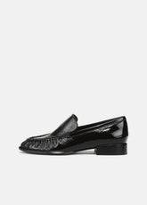 VINCE | Nora Leather Loafer in Loafers & Flats - BLACK