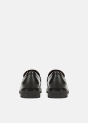 VINCE | Siena Leather Lug-Sole Loafer in Loafers & Flats - BLACK