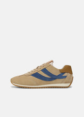 VINCE | Oasis Suede & Leather Runner Sneaker in Sneakers - MOONLIGHT/BILLIARD GREEN