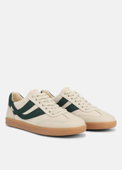 VINCE | Oasis Suede & Leather Runner Sneaker in Sneakers - MACADEMIA/INDIGO
