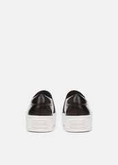 VINCE | Warren Leather Sneaker in Sneakers - GANACHE