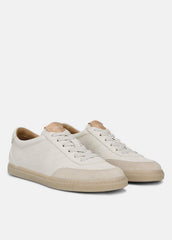 VINCE | Palm Leather & Suede Sneaker in Sneakers - MILK/MOONLIGHT