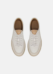 VINCE | Palm Leather & Suede Sneaker in Sneakers - MILK/MOONLIGHT