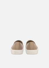 VINCE | Blair Perforated Leather Sneaker in Sneakers - WARM ALMOND