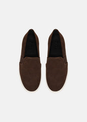 VINCE | Blair Perforated Suede Sneaker in Sneakers - CLOVE