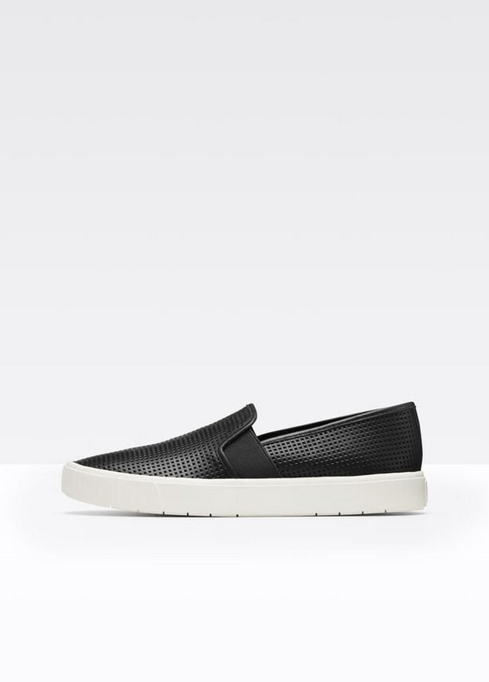 VINCE | Women's Blair Perforated Leather Sneakers - BLACK