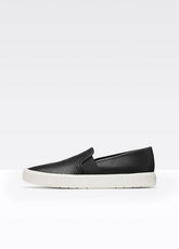 VINCE | Women's Blair Perforated Leather Sneakers - BLACK