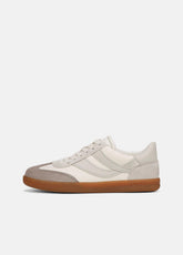 VINCE | Oasis Leather and Suede Sneaker in Sneakers - WHITE FOAM/HORCHATA/HAZELSTONE