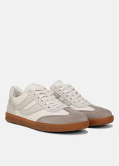 VINCE | Oasis Leather and Suede Sneaker in Sneakers - WHITE FOAM/HORCHATA/HAZELSTONE
