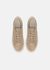 VINCE | Monterey Suede Sneaker in Sneakers - SAND TRAIL