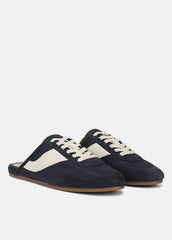 VINCE | Solstice Suede Sneaker Mule in Sneakers - NIGHT BLUE/MOONLIGHT