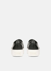 VINCE | Warren Leather Sneaker in Sneakers - BLACK