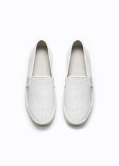 VINCE | Women's Blair Perforated Leather Sneakers - WHITE