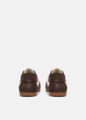 VINCE | LA Suede & Leather Runner Sneaker in Sneakers - DARK MOCHA/ROSEWATER