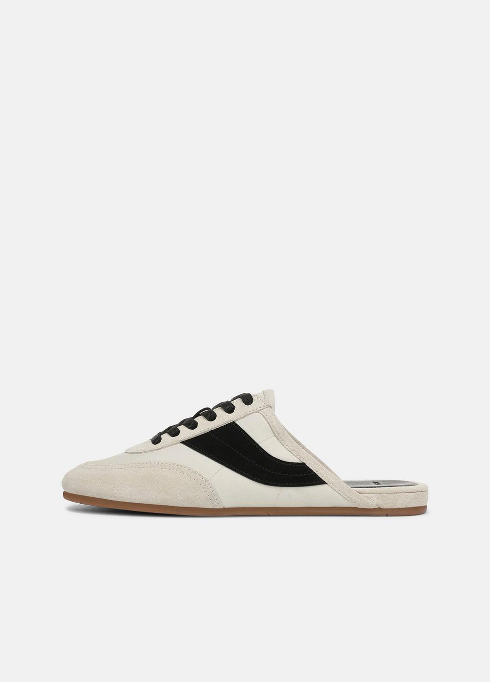 VINCE | Solstice Suede Sneaker Mule in Sneakers - MOONLIGHT/BLACK