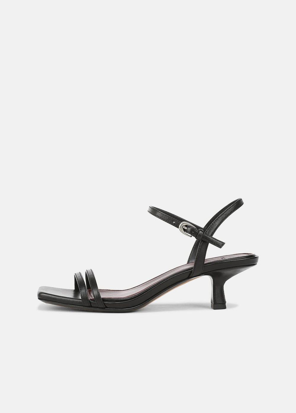 VINCE | Tilda Leather Heeled Sandal in Heels - BLACK