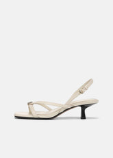 VINCE | Tali Leather Slingback Sandal in Heels - MOONLIGHT