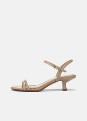 VINCE | Tilda Leather Heeled Sandal in Heels - WARM ALMOND